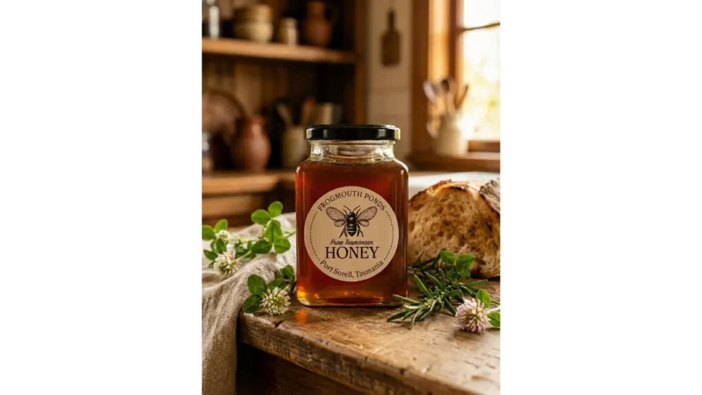 Pure Tasmanian Clover Honey – Mild, Creamy & Raw