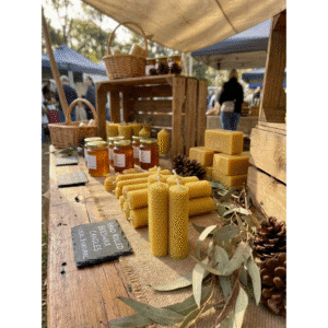 beeswax candle handrolled large 4 pack