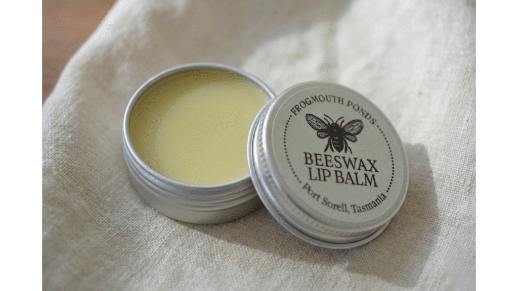 Natural Beeswax Lip Balm – Hand-Poured in Tasmania (12g Tin)