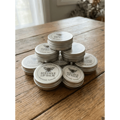 Natural Beeswax Lip Balm 10-Pack - Wholesale Refill (No Display Stand)