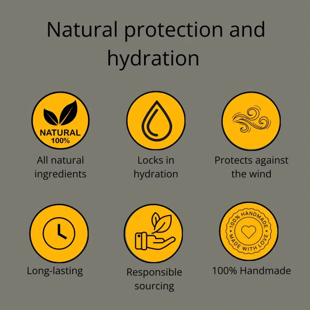 Natural Beeswax Lip Balm – Hand-Poured in Tasmania (12g Tin)