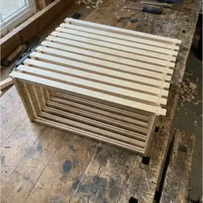 Hive Frame Deep, Assembled and Wired