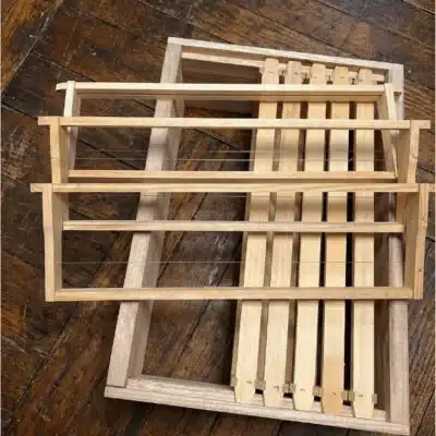 Hive Frame Ideal, Assembled and Wired