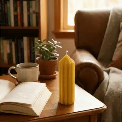Beeswax Candle Pillar